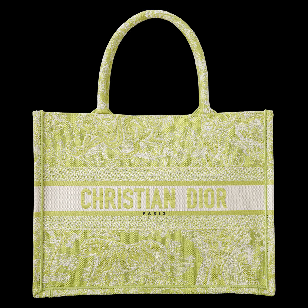 CHRISTIAN DIOR(USED)디올 뜨왈드 주이 북토트 미듐
